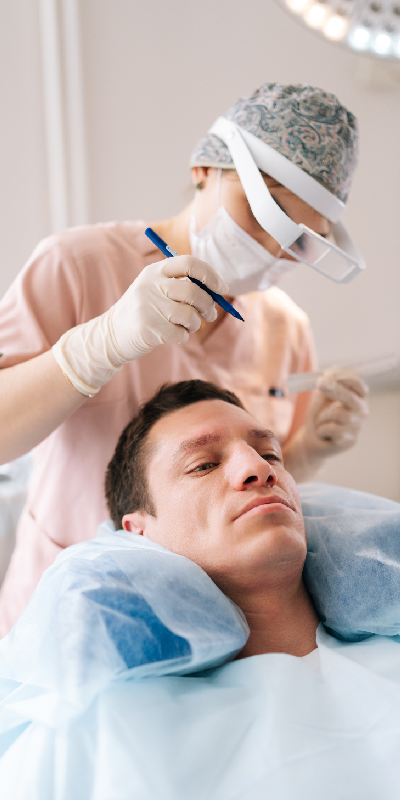 Hair Transplant hair treatment